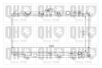 Теплообменник QUINTON HAZELL QER1250