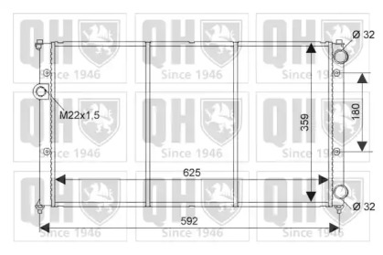 Теплообменник QUINTON HAZELL QER1422