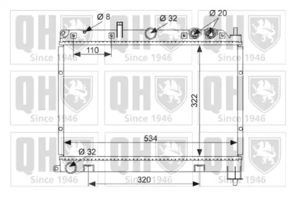 Теплообменник QUINTON HAZELL QER1468