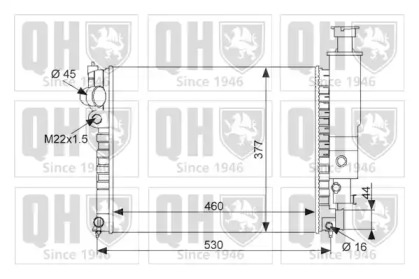 Теплообменник QUINTON HAZELL QER1500