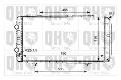 Теплообменник QUINTON HAZELL QER1510