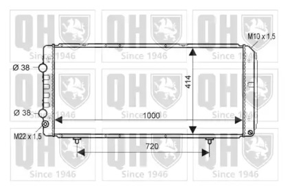 Теплообменник QUINTON HAZELL QER1512