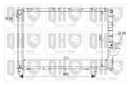 Теплообменник QUINTON HAZELL QER1520