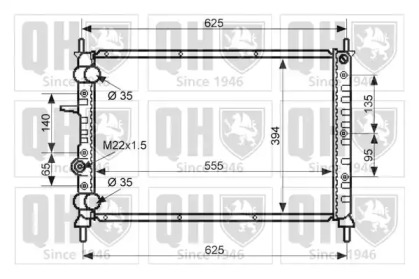 Теплообменник QUINTON HAZELL QER1522