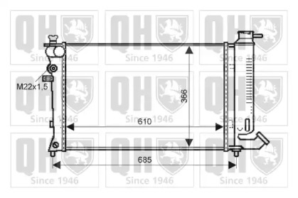 Теплообменник QUINTON HAZELL QER1529