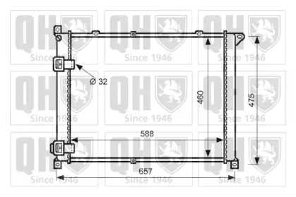 Теплообменник QUINTON HAZELL QER1537