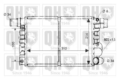 Теплообменник QUINTON HAZELL QER1544