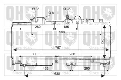 Теплообменник QUINTON HAZELL QER1547