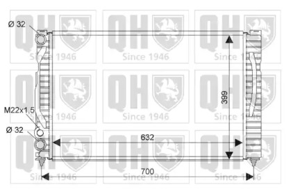 Теплообменник QUINTON HAZELL QER1566