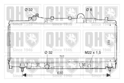 Теплообменник QUINTON HAZELL QER1620