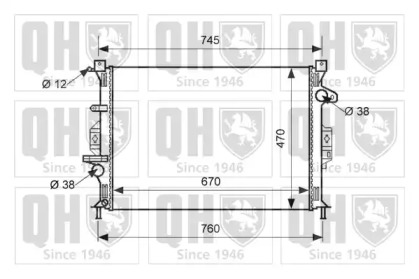 Теплообменник QUINTON HAZELL QER1624