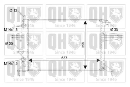 Теплообменник QUINTON HAZELL QER1684