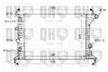 Теплообменник QUINTON HAZELL QER1700