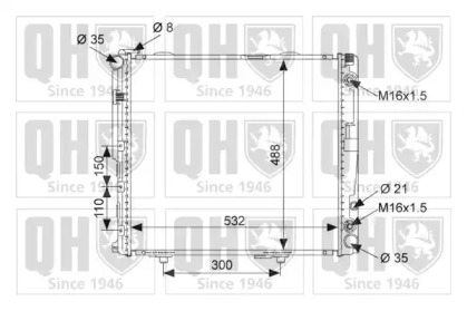 Теплообменник QUINTON HAZELL QER1737