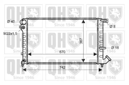 Теплообменник QUINTON HAZELL QER1804