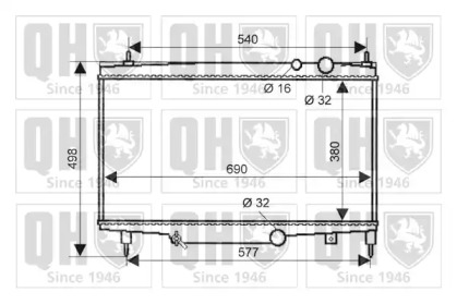 Теплообменник QUINTON HAZELL QER2032