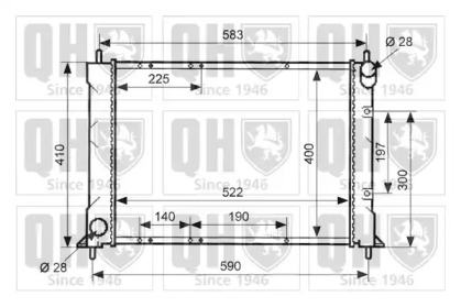 Теплообменник QUINTON HAZELL QER2057