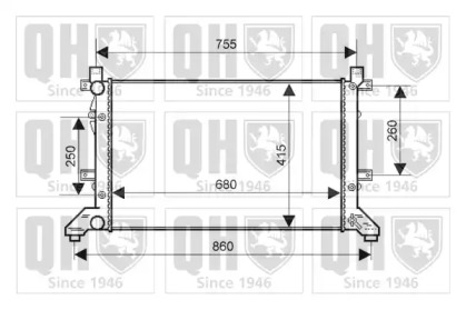 Теплообменник QUINTON HAZELL QER2058