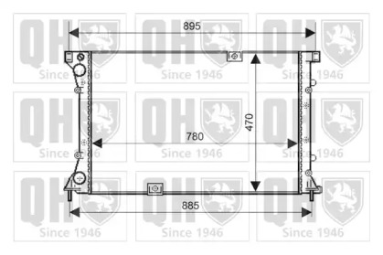 Теплообменник QUINTON HAZELL QER2080