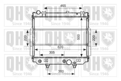 Теплообменник QUINTON HAZELL QER2129