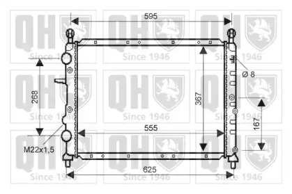 Теплообменник QUINTON HAZELL QER2136