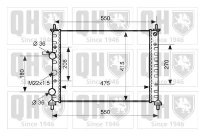 Теплообменник QUINTON HAZELL QER2156