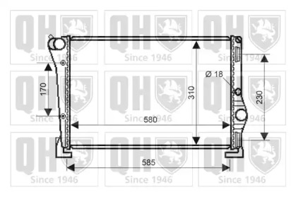 Теплообменник QUINTON HAZELL QER2174