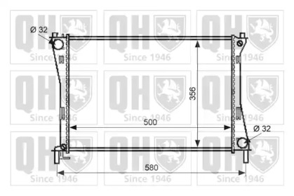 Теплообменник QUINTON HAZELL QER2176