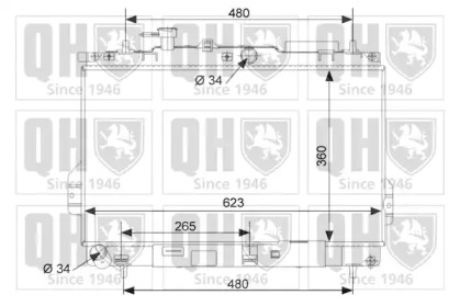 Теплообменник QUINTON HAZELL QER2195