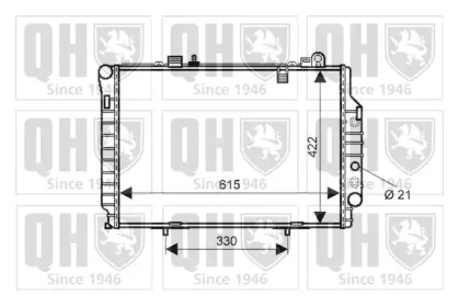 Теплообменник QUINTON HAZELL QER2238