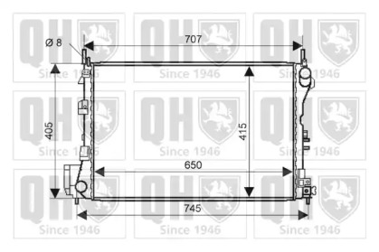 Теплообменник QUINTON HAZELL QER2272