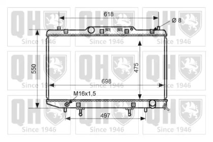 Теплообменник QUINTON HAZELL QER2323