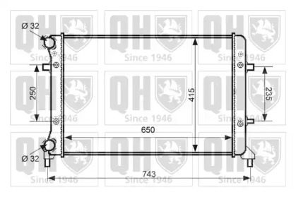 Теплообменник QUINTON HAZELL QER2357