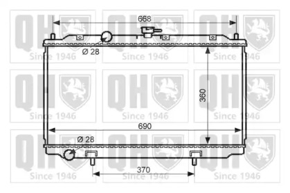 Теплообменник QUINTON HAZELL QER2442