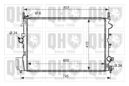 Теплообменник QUINTON HAZELL QER2470