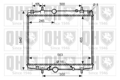 Теплообменник QUINTON HAZELL QER2487