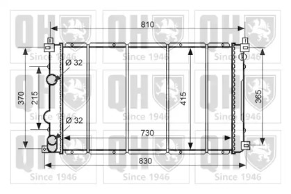 Теплообменник QUINTON HAZELL QER2493