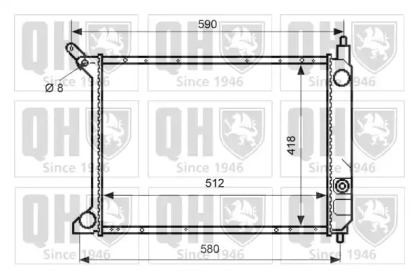 Теплообменник QUINTON HAZELL QER2496