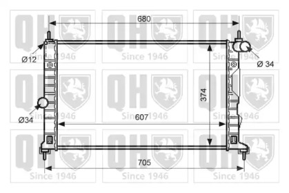 Теплообменник QUINTON HAZELL QER2501