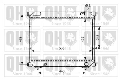 Теплообменник QUINTON HAZELL QER2505