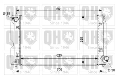 Теплообменник QUINTON HAZELL QER2527