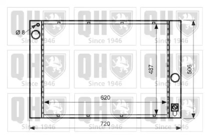 Теплообменник QUINTON HAZELL QER2552