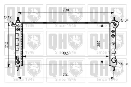 Теплообменник QUINTON HAZELL QER2571