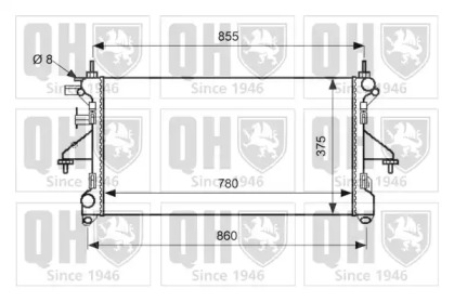 Теплообменник QUINTON HAZELL QER2590