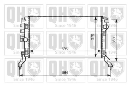 Теплообменник QUINTON HAZELL QER2604