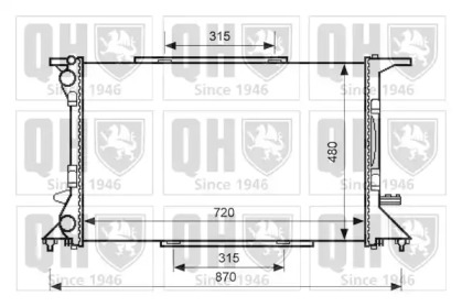 Теплообменник QUINTON HAZELL QER2622