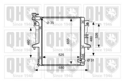 Теплообменник QUINTON HAZELL QER2628