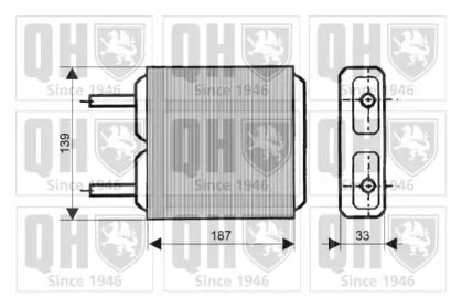 Теплообменник QUINTON HAZELL QHR2027
