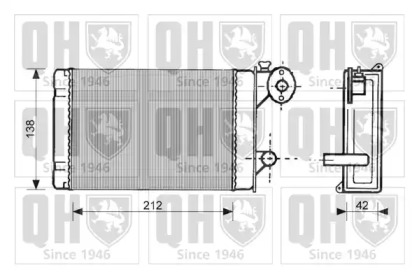 Теплообменник QUINTON HAZELL QHR2040