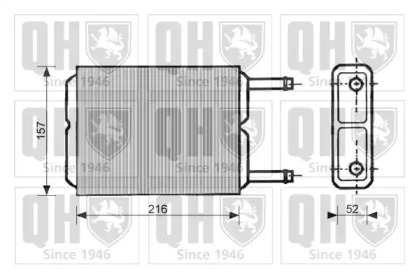 Теплообменник QUINTON HAZELL QHR2046